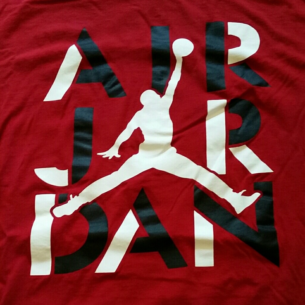 Nike Jumpman men's 3XL red t-shirt
